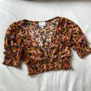 Floral skirt and top set